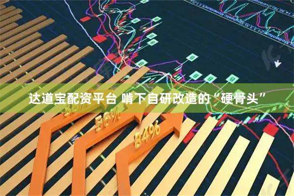 达道宝配资平台 啃下自研改造的“硬骨头”