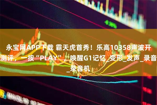 永宝网APP下载 霸天虎首秀！乐高10358声波开箱测评，一按“PLAY”，唤醒G1记忆_变形_发声_录音机